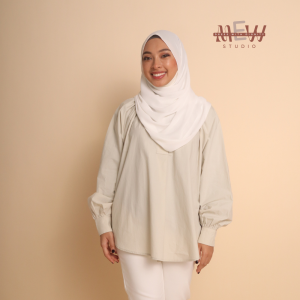 Beige Casual Blouse