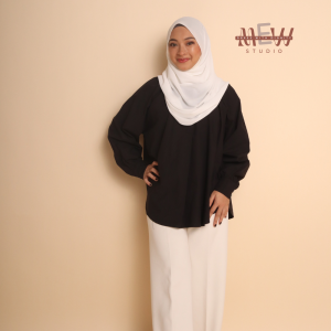 Black Casual Blouse