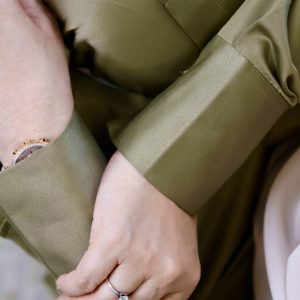 OLIVE BASEERAH PANTSUIT MUSLIMAH EXECUTIVE WEAR