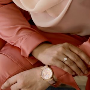 PINK BASEERAH PANTSUIT MUSLIMAH EXECUTIVE WEAR