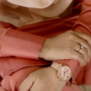 PINK BASEERAH PANTSUIT MUSLIMAH EXECUTIVE WEAR