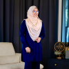 DARK BLUE BASEERAH PANTSUIT MUSLIMAH EXECUTIVE WEAR
